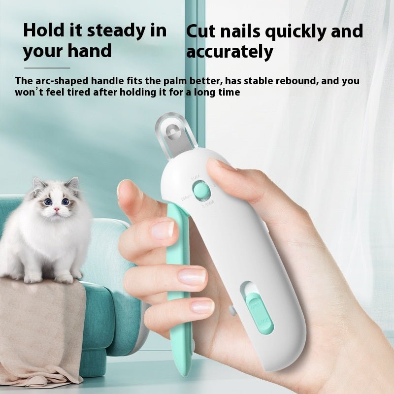 Cat Nail Scissors With Gravity Push Scissors - Oopsdadforgot.com