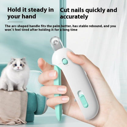 Cat Nail Scissors With Gravity Push Scissors - Oopsdadforgot.com