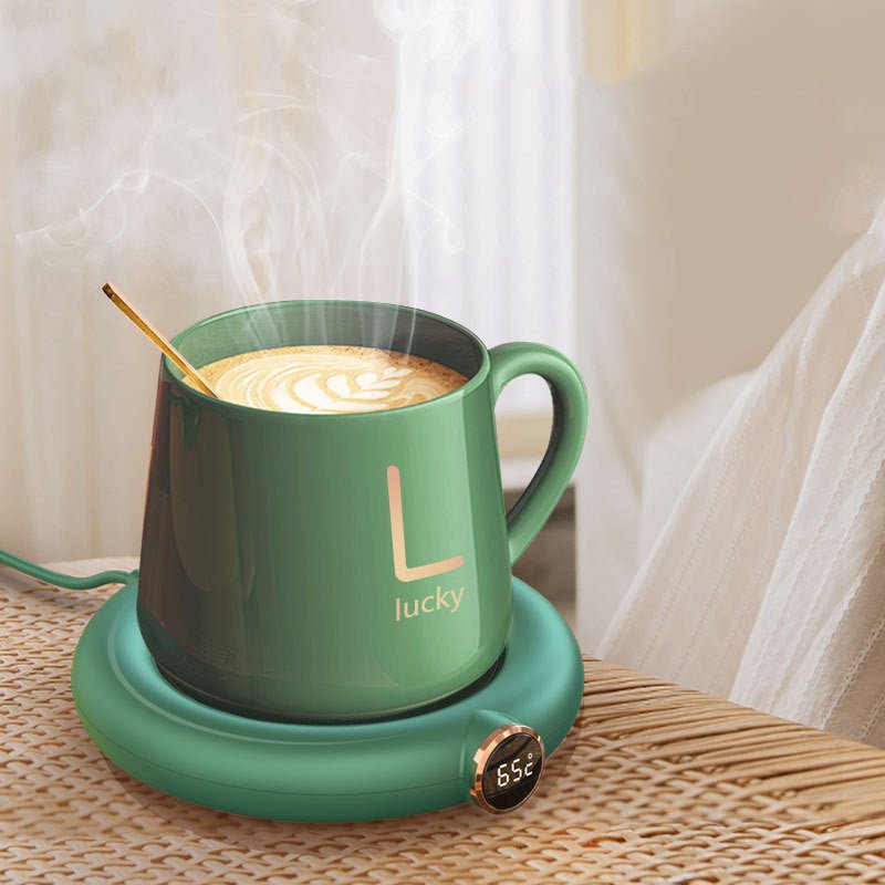 Coffee Mug Warmer Warm Coaster Smart Heating Cup Thermal Insulation Constant Temperature Coaster Heating Pad Desktop - Oopsdadforgot.com