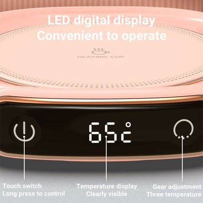 Coffee Mug Warmer Warm Coaster Smart Heating Cup Thermal Insulation Constant Temperature Coaster Heating Pad Desktop - Oopsdadforgot.com