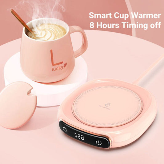 Coffee Mug Warmer Warm Coaster Smart Heating Cup Thermal Insulation Constant Temperature Coaster Heating Pad Desktop - Oopsdadforgot.com