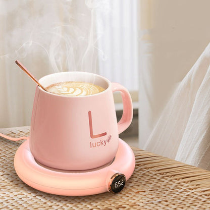 Coffee Mug Warmer Warm Coaster Smart Heating Cup Thermal Insulation Constant Temperature Coaster Heating Pad Desktop - Oopsdadforgot.com