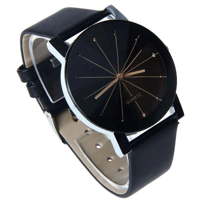 Couple convex meridian belt watch casual men and women children table electronic watch - Oopsdadforgot.com