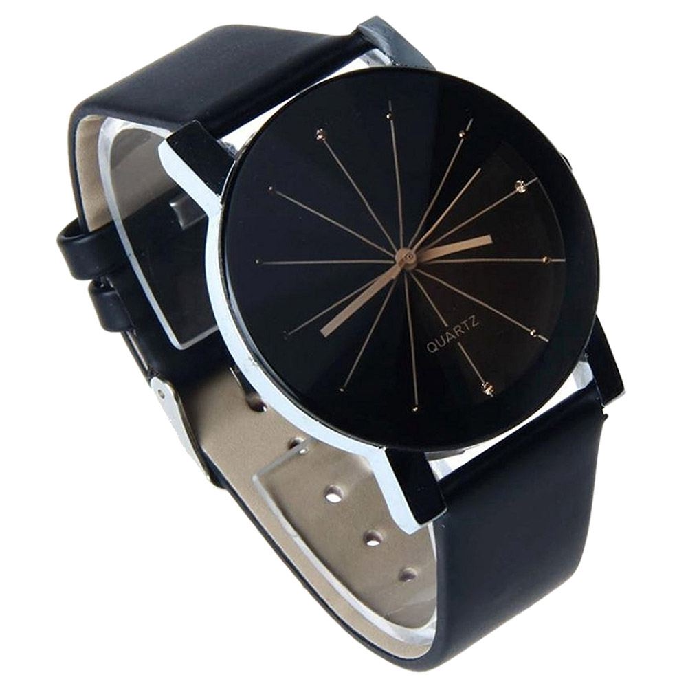 Couple convex meridian belt watch casual men and women children table electronic watch - Oopsdadforgot.com