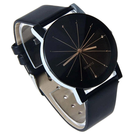 Couple convex meridian belt watch casual men and women children table electronic watch - Oopsdadforgot.com