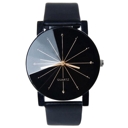 Couple convex meridian belt watch casual men and women children table electronic watch - Oopsdadforgot.com