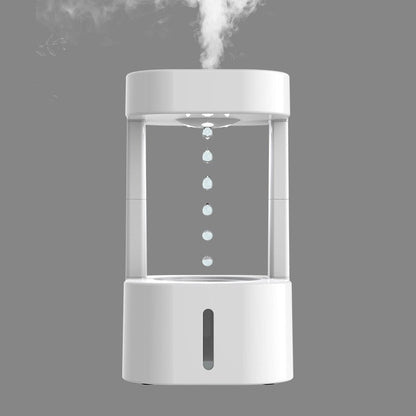 Creative Anti - gravity Water Drop Humidifier Air Conditioning Mist Spray Household Quiet Bedroom Office With 580ML Water Tank - Oopsdadforgot.com