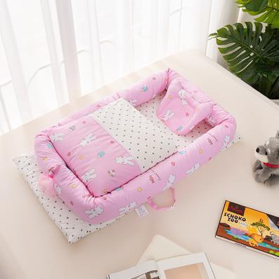 Crib Anti - pressure Newborn Foldable Portable Crib Middle Bed Baby Infant Mattress Bionic Travel Bed - Oopsdadforgot.com