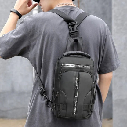 Crossbody Bags Men Multifunctional Backpack Shoulder Chest Bags - Oopsdadforgot.com