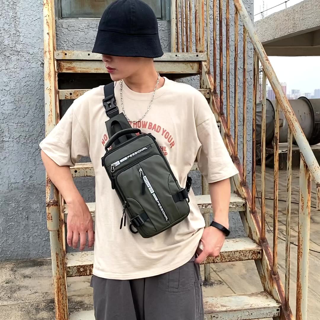 Crossbody Bags Men Multifunctional Backpack Shoulder Chest Bags - Oopsdadforgot.com