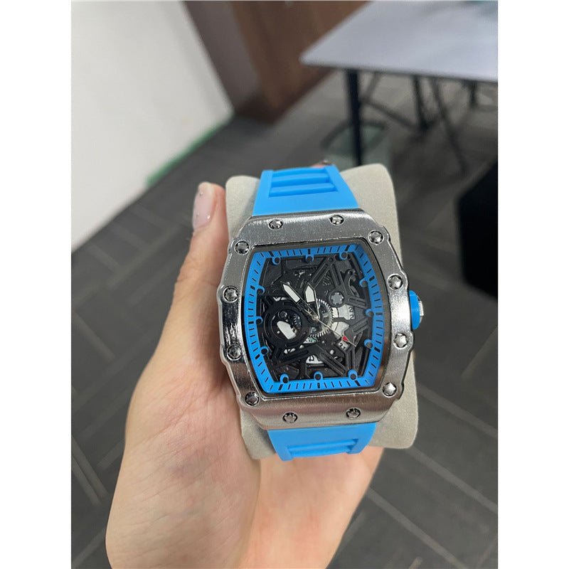 Cylindrical Mens Watch With Luminous Quartz Movementnon - wristwatch - Oopsdadforgot.com