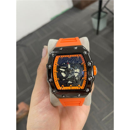 Cylindrical Mens Watch With Luminous Quartz Movementnon - wristwatch - Oopsdadforgot.com