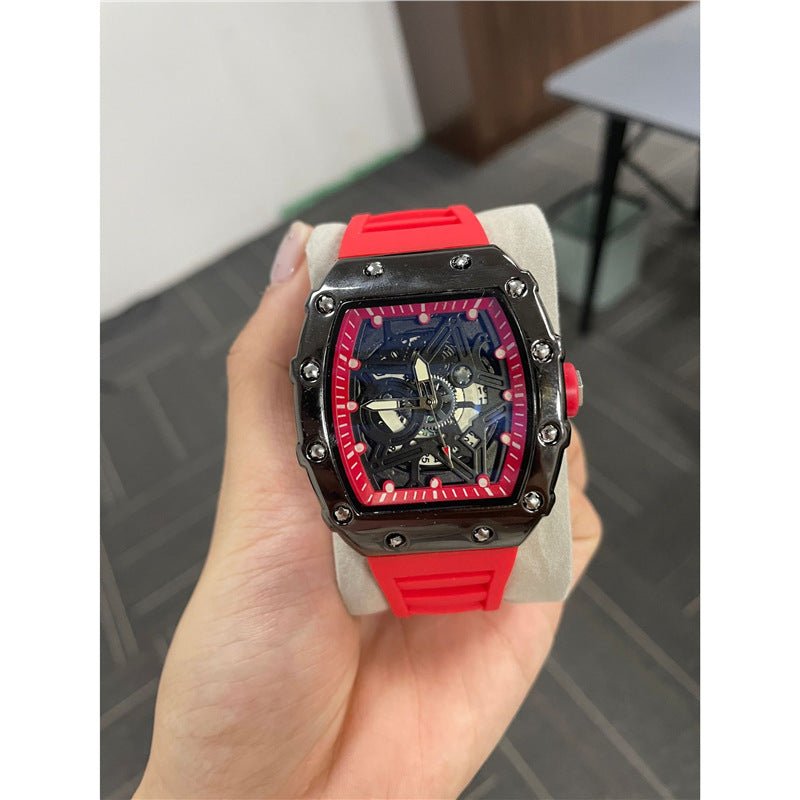 Cylindrical Mens Watch With Luminous Quartz Movementnon - wristwatch - Oopsdadforgot.com