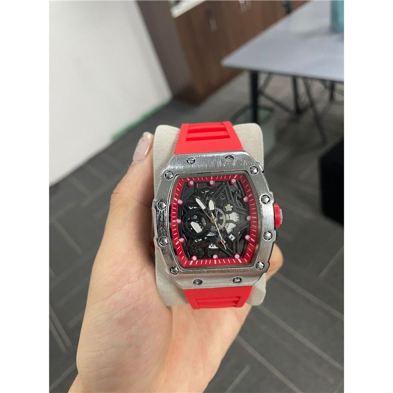 Cylindrical Mens Watch With Luminous Quartz Movementnon - wristwatch - Oopsdadforgot.com