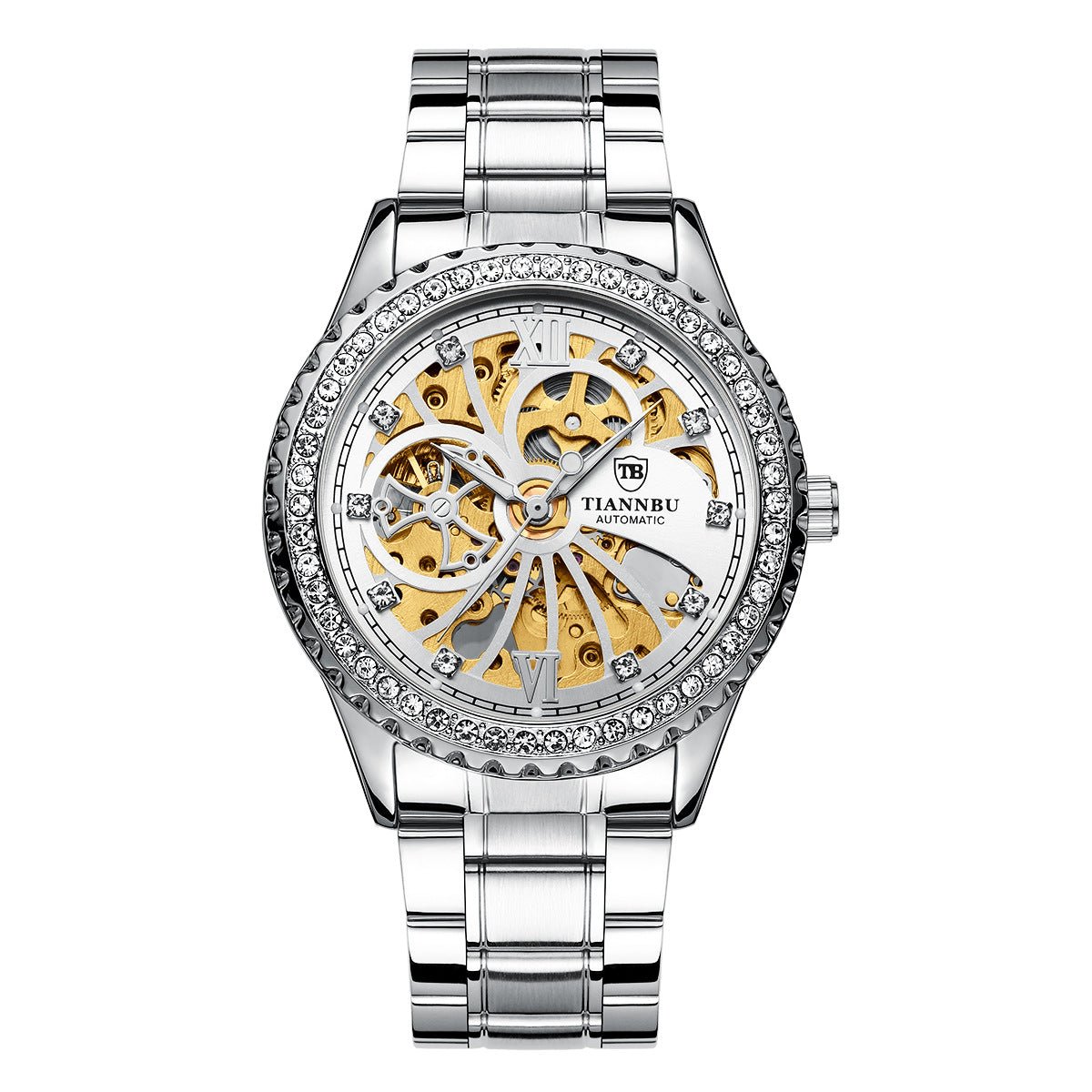 Diamond Automatic Mechanical Watch Men - Oopsdadforgot.com
