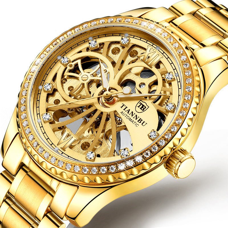 Diamond Automatic Mechanical Watch Men - Oopsdadforgot.com