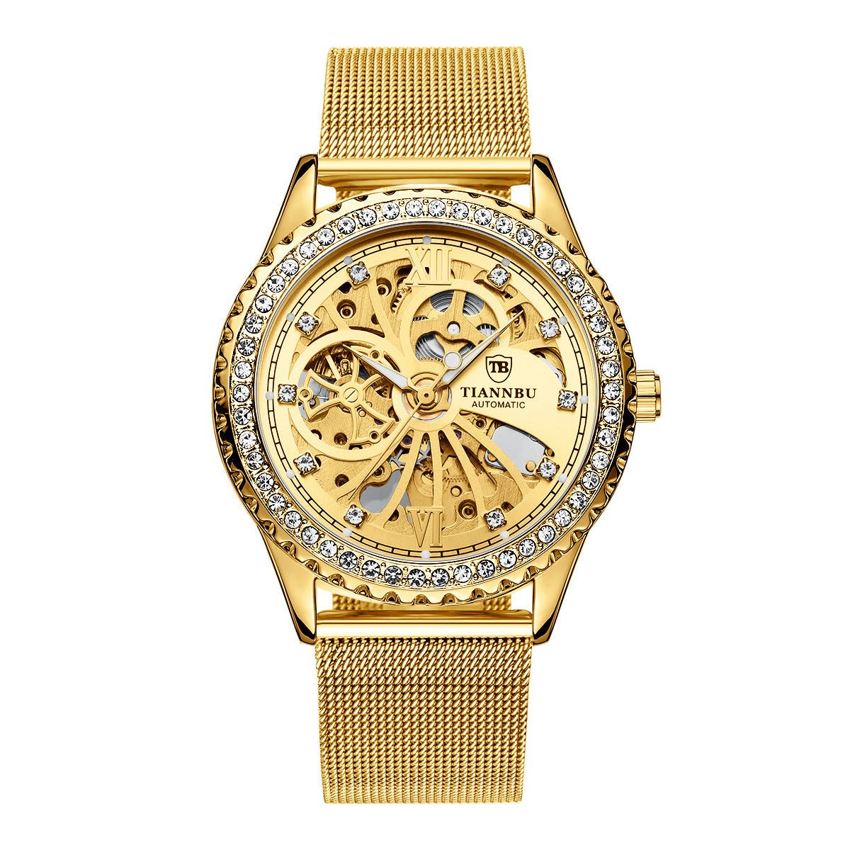 Diamond Automatic Mechanical Watch Men - Oopsdadforgot.com