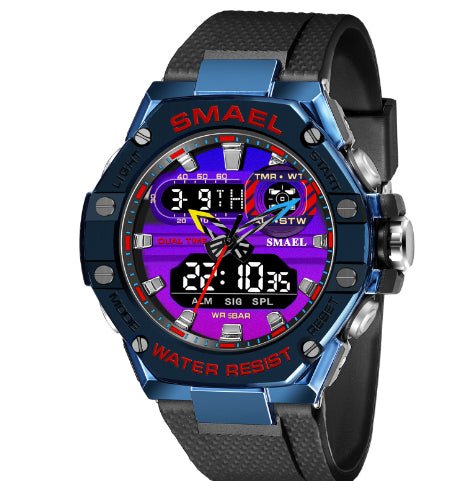 Digital Alloy Electronic Watch Men - Oopsdadforgot.com