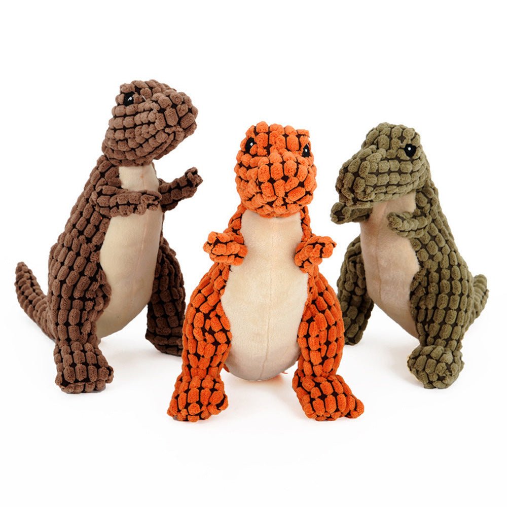 Dinosaur Pet Toys Giant Dogs Pets Interactive Dog Toys For Large Dogs Chew Toys Chihuahua Plush Stuffing Squeakers - Oopsdadforgot.com
