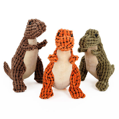 Dinosaur Pet Toys Giant Dogs Pets Interactive Dog Toys For Large Dogs Chew Toys Chihuahua Plush Stuffing Squeakers - Oopsdadforgot.com