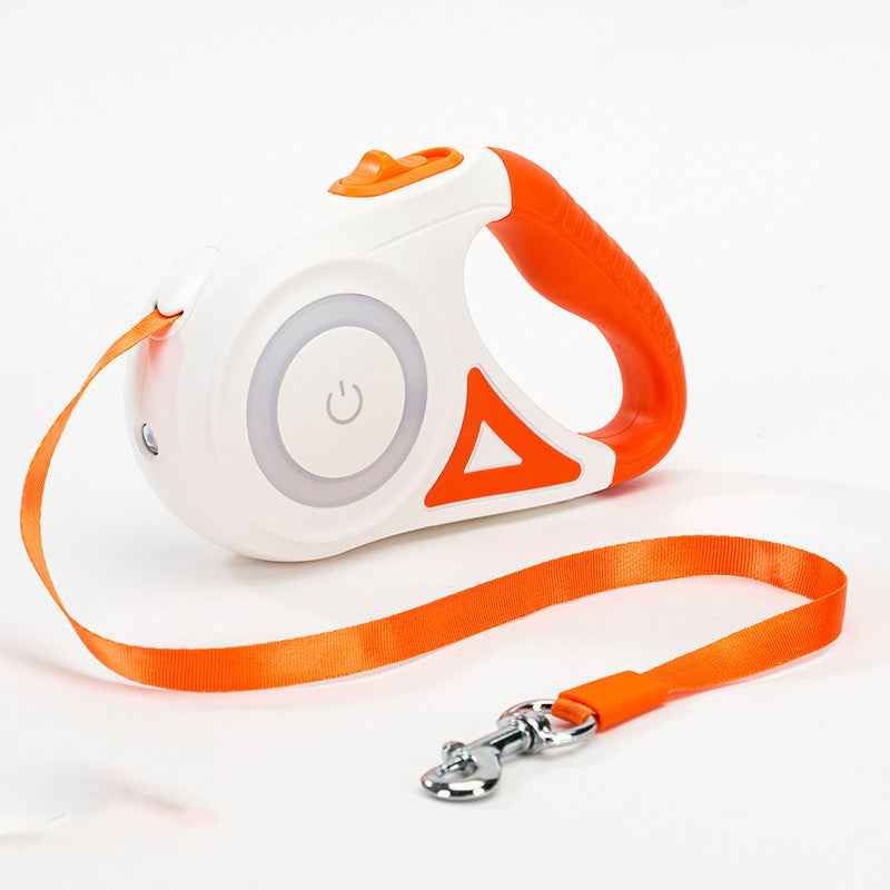 Dog Leash Retractable Leash And Dog Collar Spotlight Automatic Pet Dog Cat Traction Rope For Small Medium Dogs Pet Product - Oopsdadforgot.com