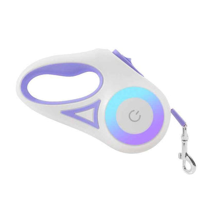 Dog Leash Retractable Leash And Dog Collar Spotlight Automatic Pet Dog Cat Traction Rope For Small Medium Dogs Pet Product - Oopsdadforgot.com