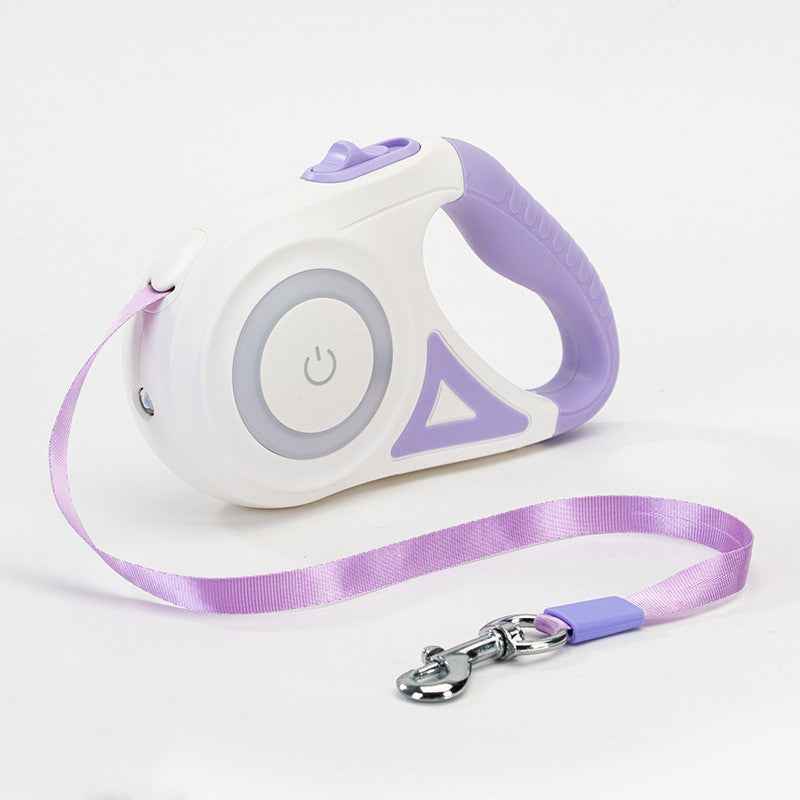 Dog Leash Retractable Leash And Dog Collar Spotlight Automatic Pet Dog Cat Traction Rope For Small Medium Dogs Pet Product - Oopsdadforgot.com
