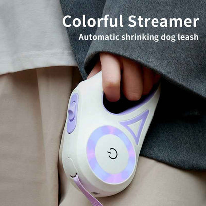 Dog Leash Retractable Leash And Dog Collar Spotlight Automatic Pet Dog Cat Traction Rope For Small Medium Dogs Pet Product - Oopsdadforgot.com