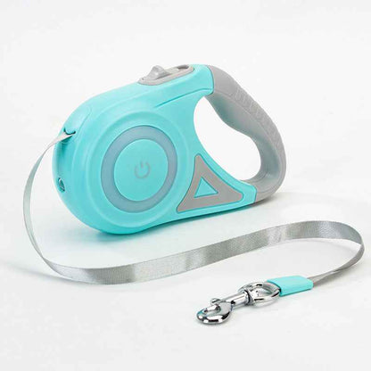 Dog Leash Retractable Leash And Dog Collar Spotlight Automatic Pet Dog Cat Traction Rope For Small Medium Dogs Pet Product - Oopsdadforgot.com