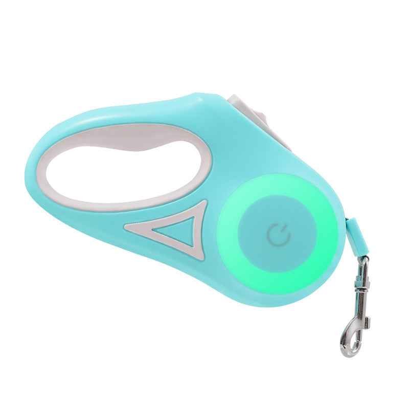 Dog Leash Retractable Leash And Dog Collar Spotlight Automatic Pet Dog Cat Traction Rope For Small Medium Dogs Pet Product - Oopsdadforgot.com