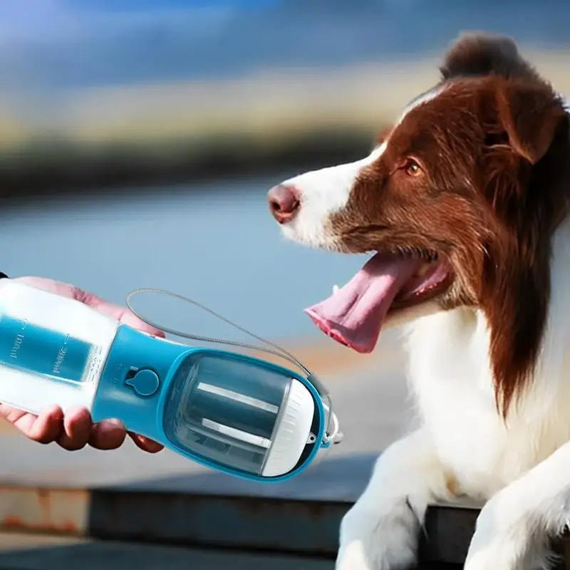 Dog Water Cup Drinking Food Garbage Bag Three - in - one Portable Small Multi - functional Pet Cups Pets Supplies - Oopsdadforgot.com