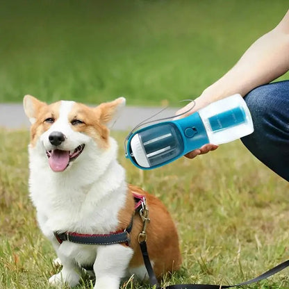 Dog Water Cup Drinking Food Garbage Bag Three - in - one Portable Small Multi - functional Pet Cups Pets Supplies - Oopsdadforgot.com