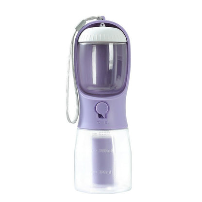 Dog Water Cup Drinking Food Garbage Bag Three - in - one Portable Small Multi - functional Pet Cups Pets Supplies - Oopsdadforgot.com