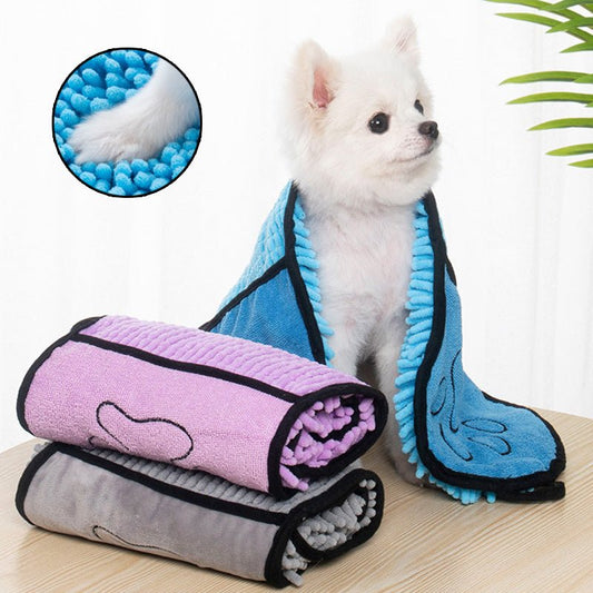 Dogs Cats Towels Super Absorbent Dog Bathrobe Microfiber Bath Towels Quick - Drying Cat Bath Towel For Pets Towel Dog Towels Pet Products - Oopsdadforgot.com