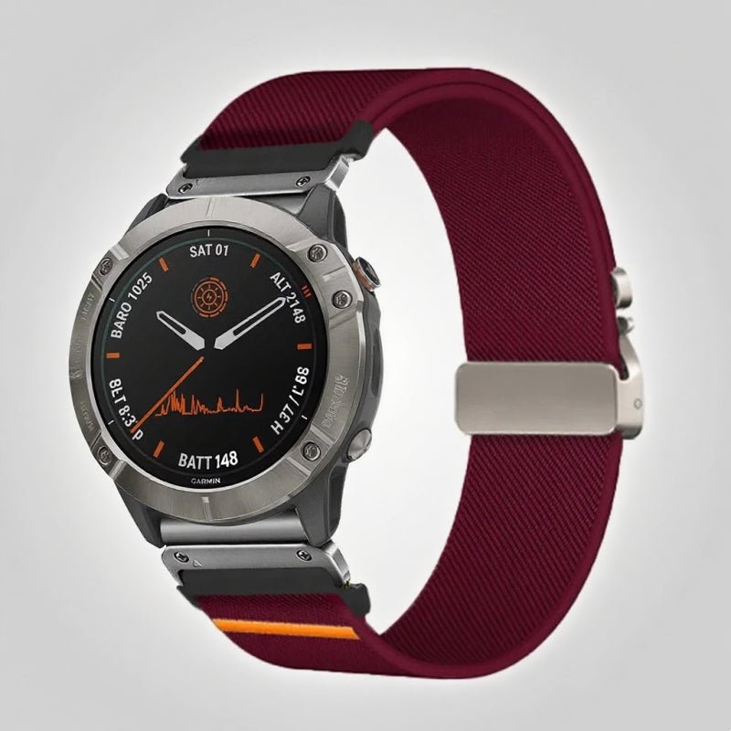 Elastic String Fabric Woven Men Watch Strap - Oopsdadforgot.com
