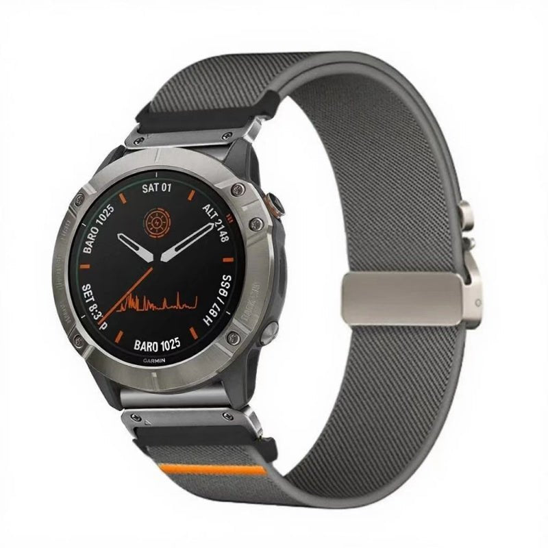 Elastic String Fabric Woven Men Watch Strap - Oopsdadforgot.com