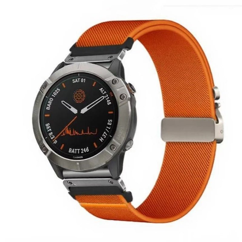 Elastic String Fabric Woven Men Watch Strap - Oopsdadforgot.com