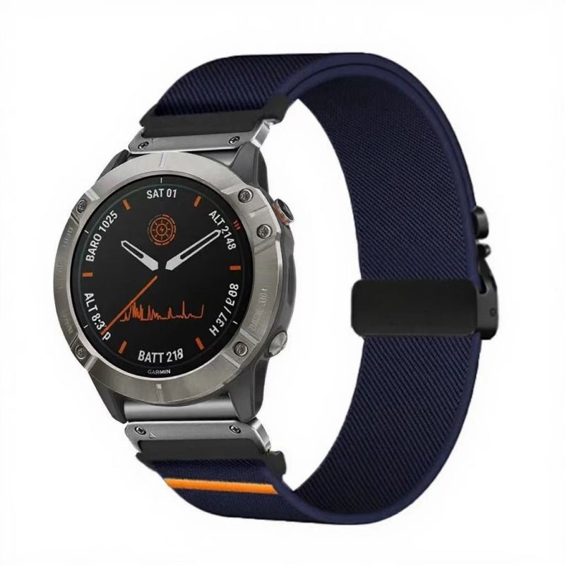 Elastic String Fabric Woven Men Watch Strap - Oopsdadforgot.com