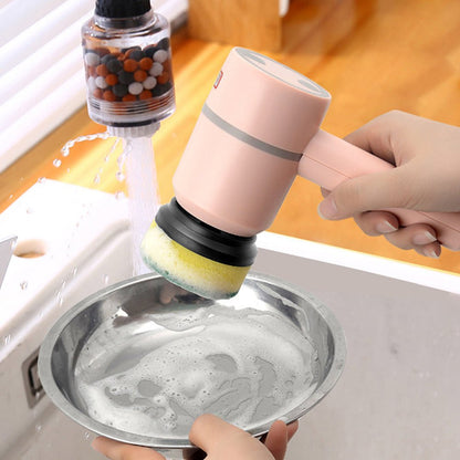 Electric Cleaning Brush Dishwashing Brush Automatic Wireless USB Rechargeable Professional Kitchen Bathtub Tile Cleaning Brushes - Oopsdadforgot.com