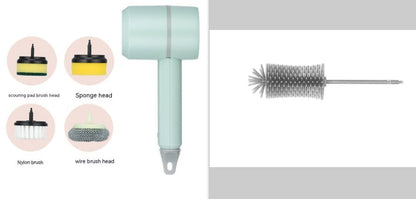 Electric Cleaning Brush Dishwashing Brush Automatic Wireless USB Rechargeable Professional Kitchen Bathtub Tile Cleaning Brushes - Oopsdadforgot.com