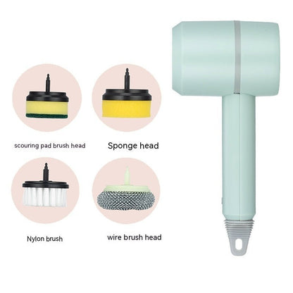 Electric Cleaning Brush Dishwashing Brush Automatic Wireless USB Rechargeable Professional Kitchen Bathtub Tile Cleaning Brushes - Oopsdadforgot.com