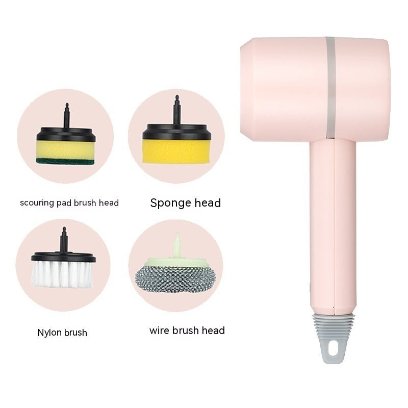 Electric Cleaning Brush Dishwashing Brush Automatic Wireless USB Rechargeable Professional Kitchen Bathtub Tile Cleaning Brushes - Oopsdadforgot.com