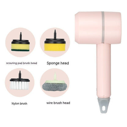 Electric Cleaning Brush Dishwashing Brush Automatic Wireless USB Rechargeable Professional Kitchen Bathtub Tile Cleaning Brushes - Oopsdadforgot.com