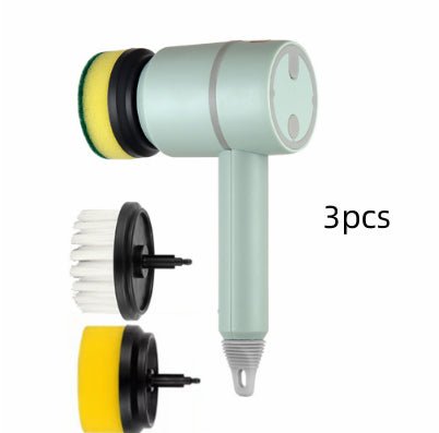 Electric Cleaning Brush Dishwashing Brush Automatic Wireless USB Rechargeable Professional Kitchen Bathtub Tile Cleaning Brushes - Oopsdadforgot.com
