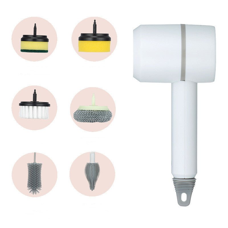 Electric Cleaning Brush Dishwashing Brush Automatic Wireless USB Rechargeable Professional Kitchen Bathtub Tile Cleaning Brushes - Oopsdadforgot.com
