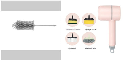 Electric Cleaning Brush Dishwashing Brush Automatic Wireless USB Rechargeable Professional Kitchen Bathtub Tile Cleaning Brushes - Oopsdadforgot.com