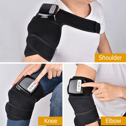 Electric Infrared Heating Knee Massager Wrap Elbow Joint Support Vibration Therapy Physiotherapy Machine Pain Relief Massageador - Oopsdadforgot.com