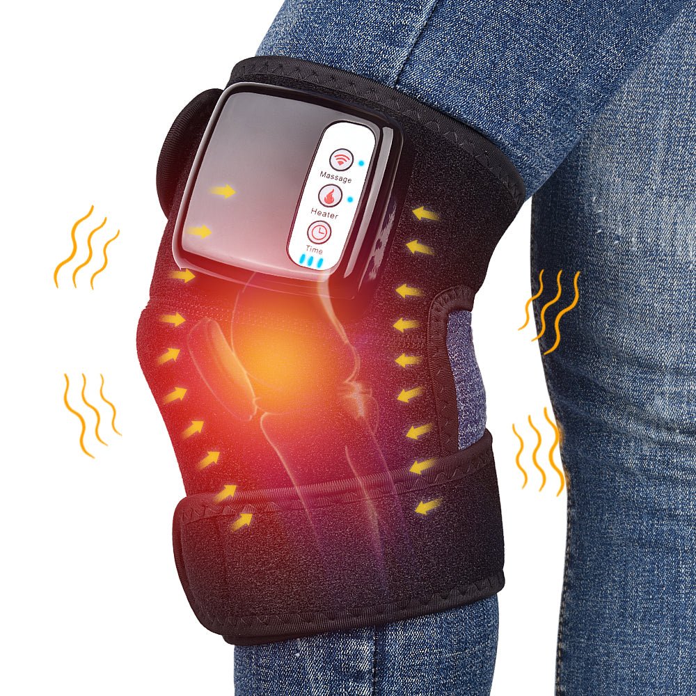 Electric Infrared Heating Knee Massager Wrap Elbow Joint Support Vibration Therapy Physiotherapy Machine Pain Relief Massageador - Oopsdadforgot.com