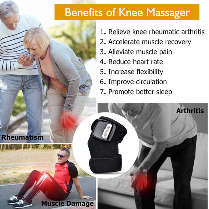 Electric Infrared Heating Knee Massager Wrap Elbow Joint Support Vibration Therapy Physiotherapy Machine Pain Relief Massageador - Oopsdadforgot.com