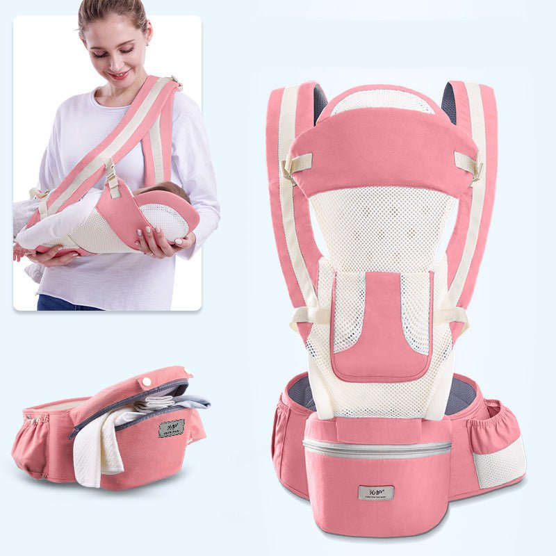 Ergonomic Baby Carrier Infant Baby Hipseat Carrier 3 In 1 Front Facing Ergonomic Kangaroo Baby Wrap Sling - Oopsdadforgot.com